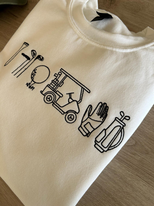 Sweat pour les fans de golf, cadeau pour hommes et papas