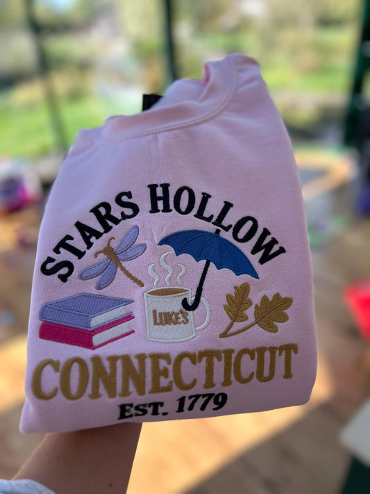 Sweat Gilmore girls brodé Stars Hollow CT