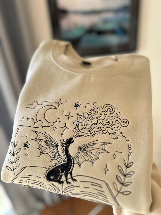Sweat livre et dragon