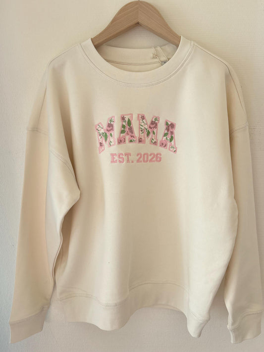 sweat maman personnalisé brodé femme