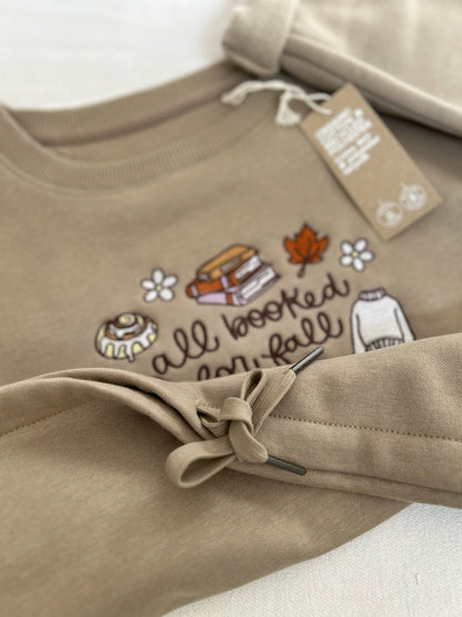 Sweat All booked for fall brodé, cadeau lectrices et automne