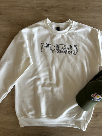 Sweat pour les fans de golf, cadeau pour hommes et papas