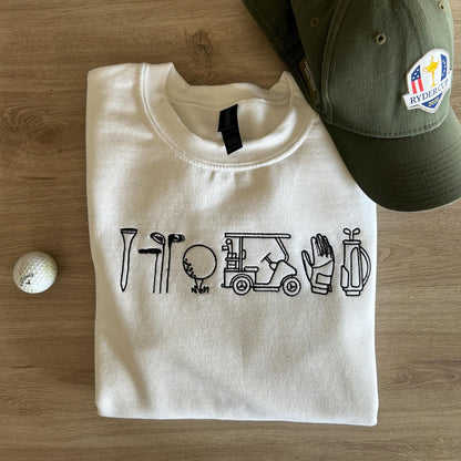 Sweat pour les fans de golf, cadeau pour hommes et papas