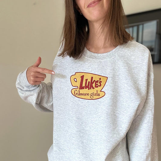 Sweatshirt brodé Gilmore girls - personnalisation offerte
