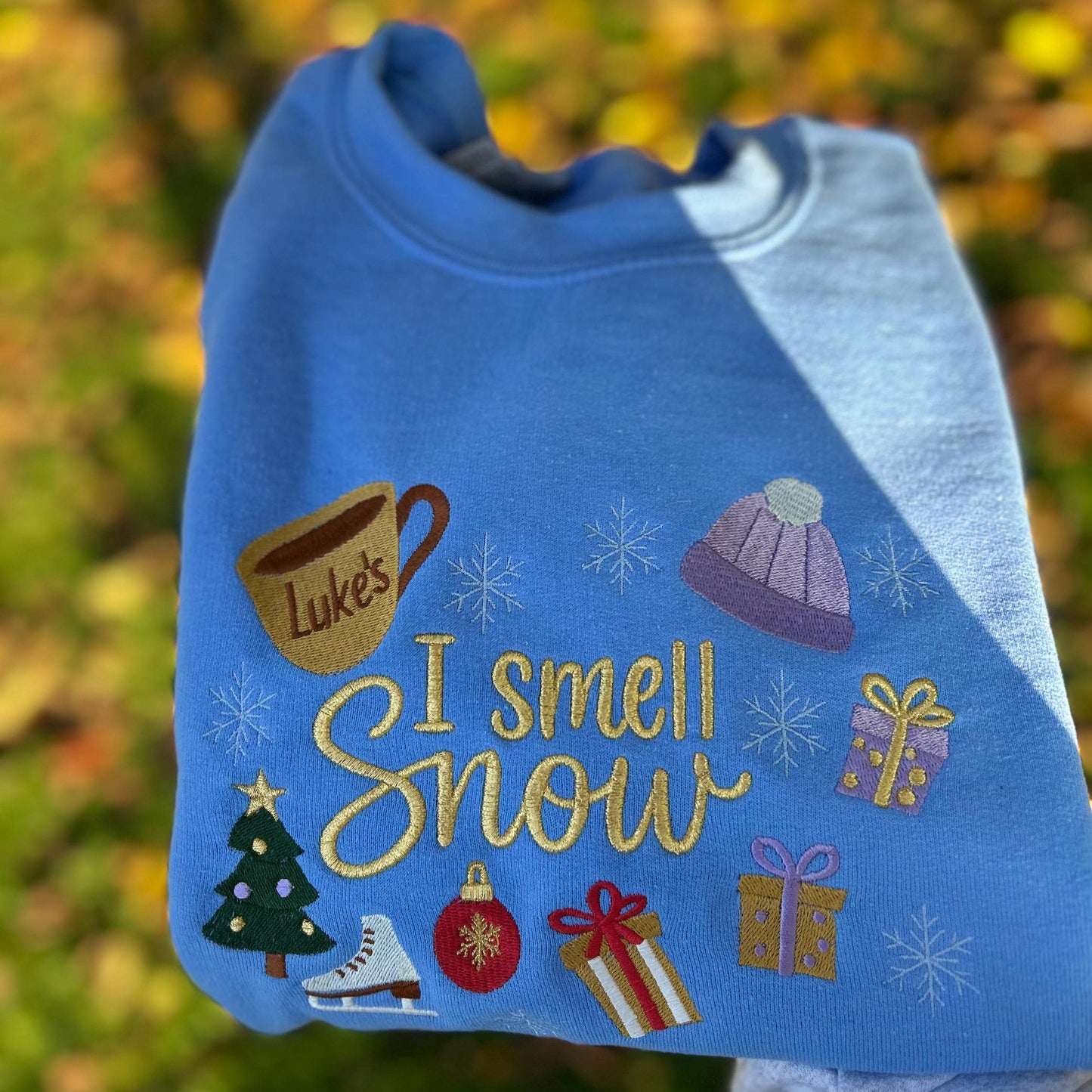 Sweat Gilmore girls brodé “I Smell Snow"