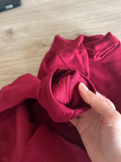 Sweat pull hiver Noël brodé All booked for Christmas