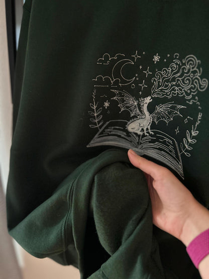 Sweat livre et dragon