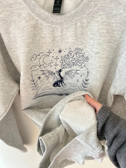 Sweat livre et dragon