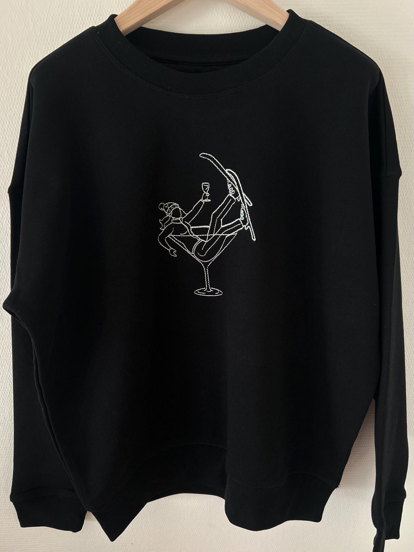 Sweat skieuse et martini