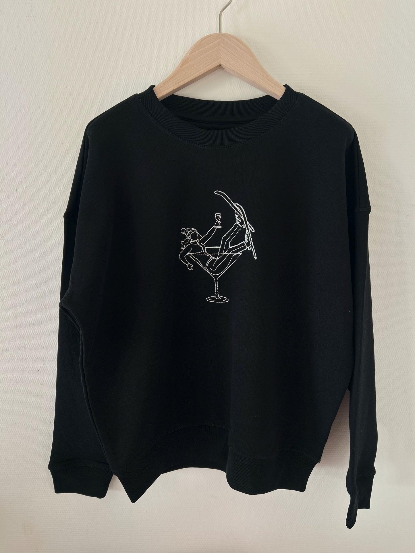 Sweat skieuse et martini