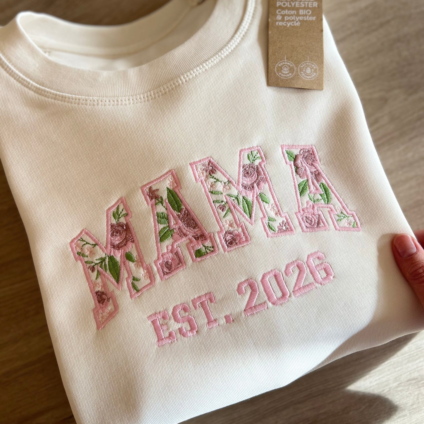 sweat maman personnalisé brodé femme
