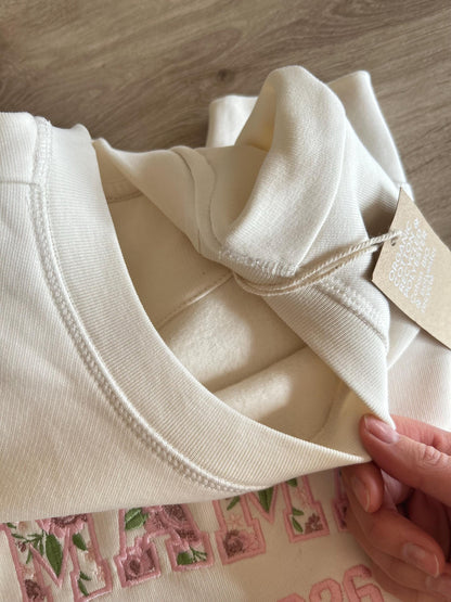 sweat maman personnalisé brodé femme - intérieur molletonné