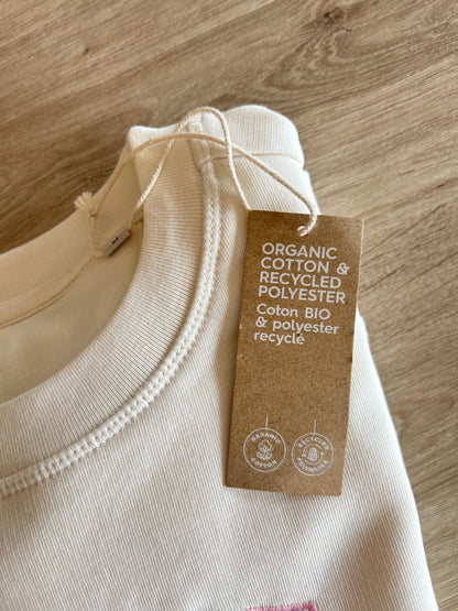 sweat maman personnalisé brodé femme - étiquette coton bio